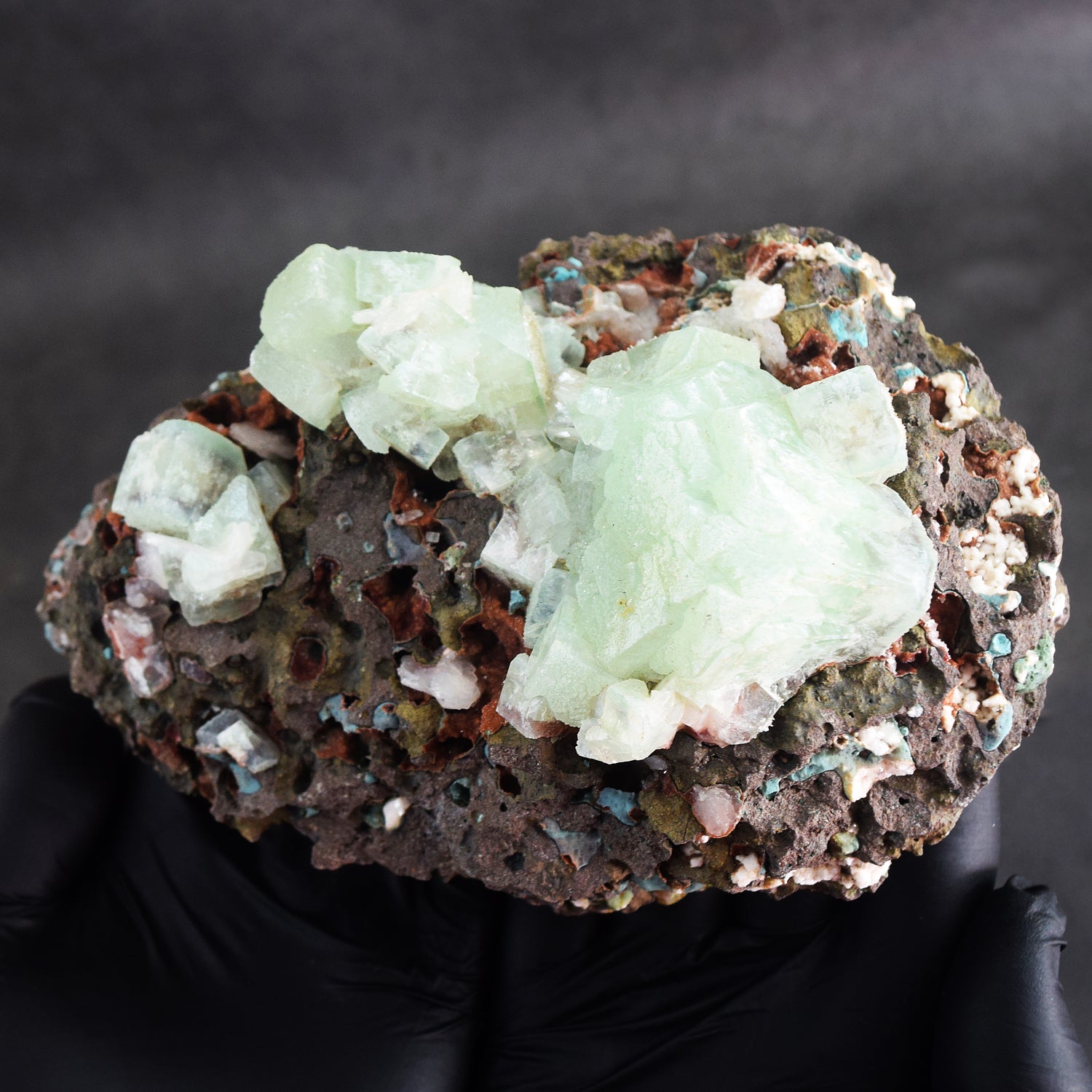 Morbid 4603.00 Cts Genuine Chalcedony With Stilbite Crystal Specimen Gemstone Cluster