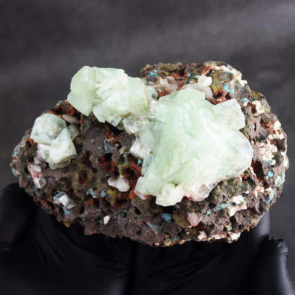 Morbid 4603.00 Cts Genuine Chalcedony With Stilbite Crystal Specimen Gemstone Cluster