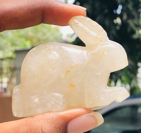 Beautiful 300.00 Carats Genuine Aventurine  Hand Carved  Gemstone  Bunny Carving 2026  Collection