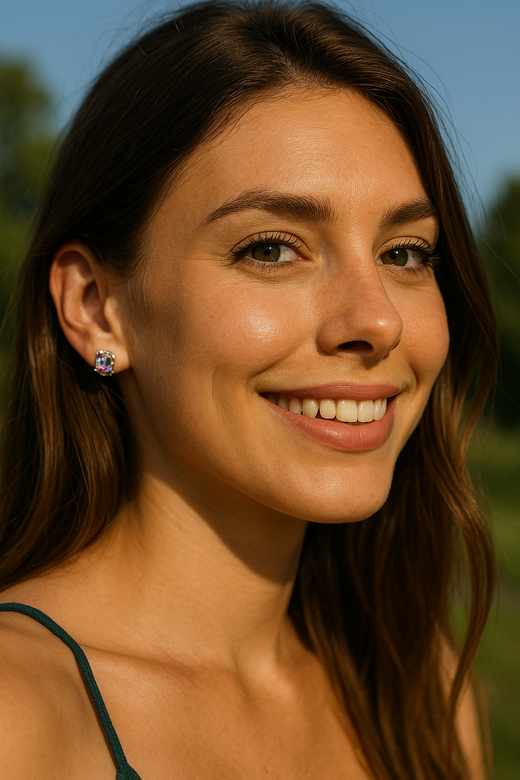 Genuine Mystic Quartz Earring Pair 🙃🦋🎉 .925 sterling silver