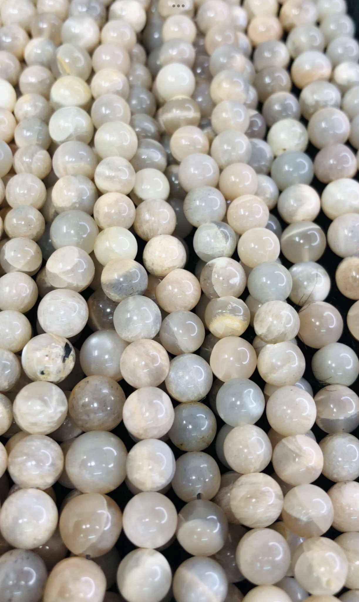 Mega Sale - 100% Genuine Exclusive Grey Moonstone Madagascar Beads Strand