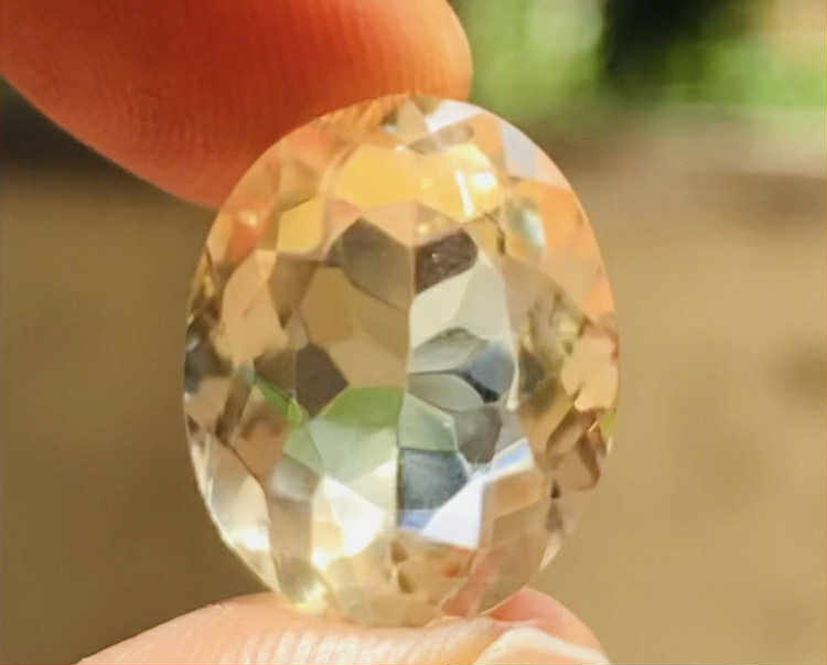 Amazing 8.00 Cts Genuine Citrine Faceted Loose Gemstone