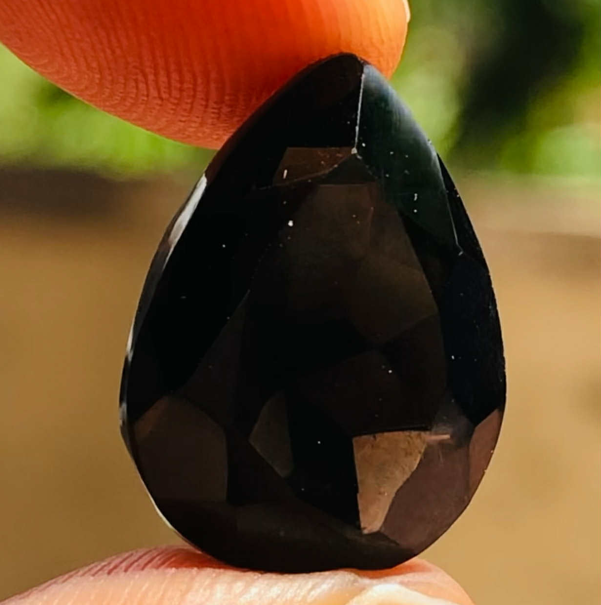 Beautiful 11.00 Cts Genuine Smoky Quartz Faceted Loose Gemstone