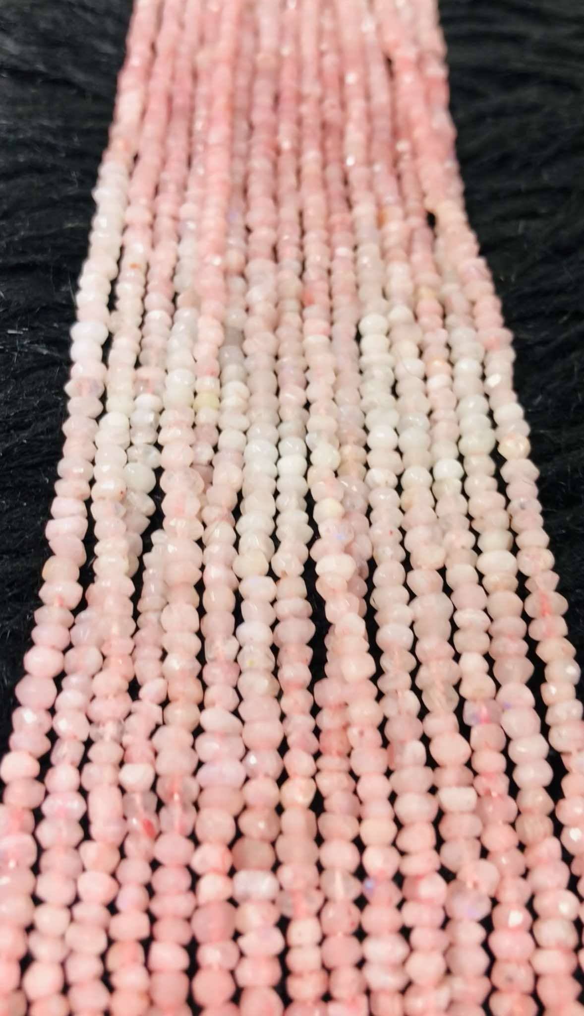 Mega Sale - 100% Genuine Exclusive Shaded Pink Opal Beads Strand