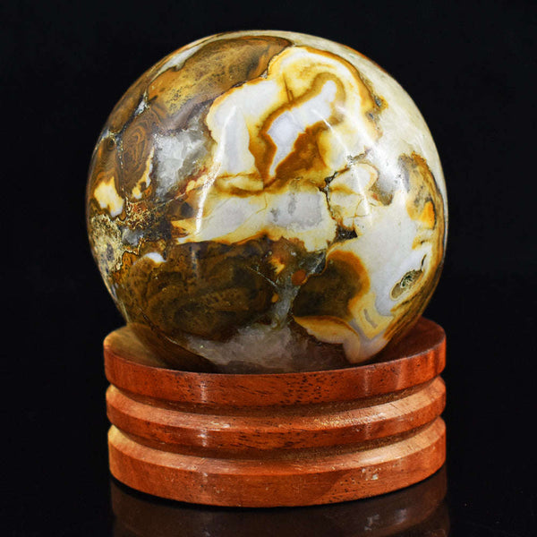 gemsmore:Gorgeous  Cobra Jasper 1385.00 Cts  Hand Carved Healing Crystal Sphere