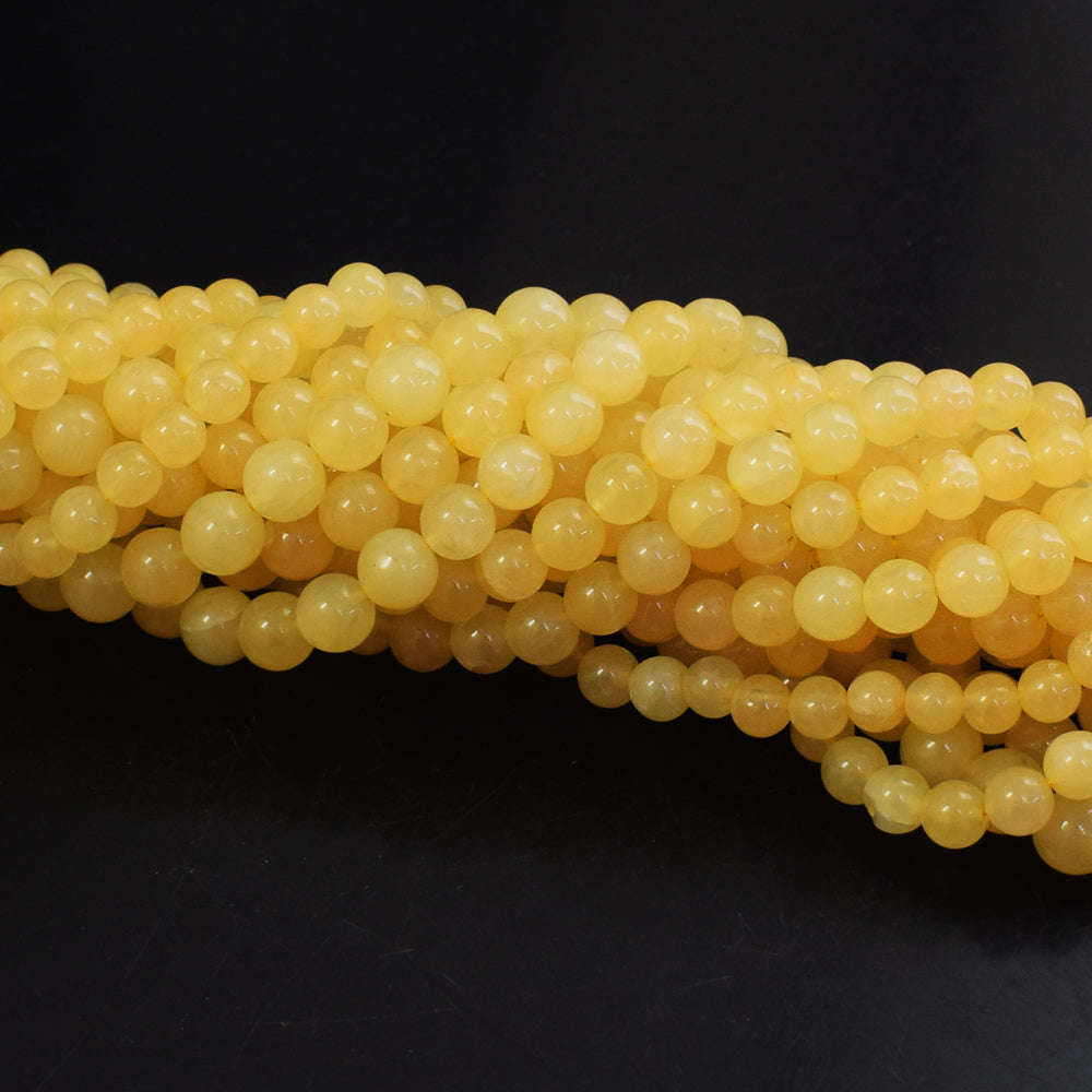 gemsmore:1 pc 09mm Aventurine Drilled Beads Strand 12 Inches