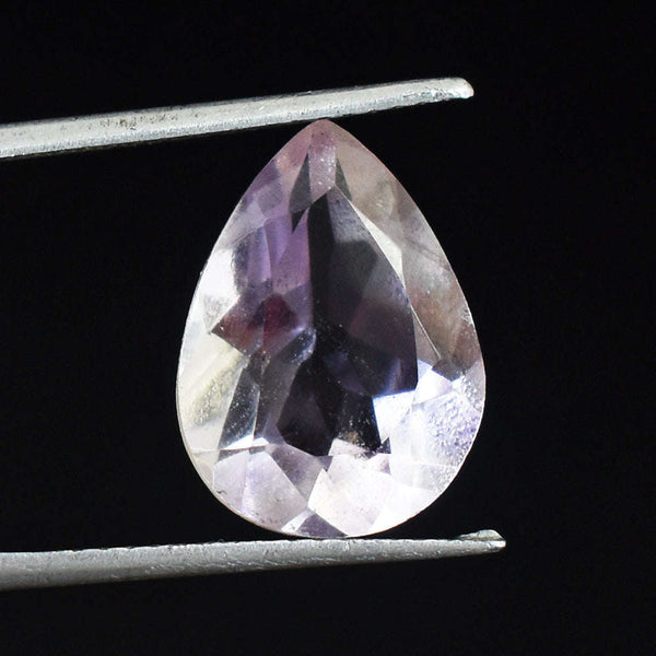 gemsmore:10 Carats  Genuine Amethyst Faceted Gemstone