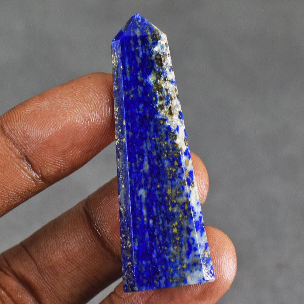 gemsmore:29 Carats  Genuine Lapis Lazuli Healing Wand