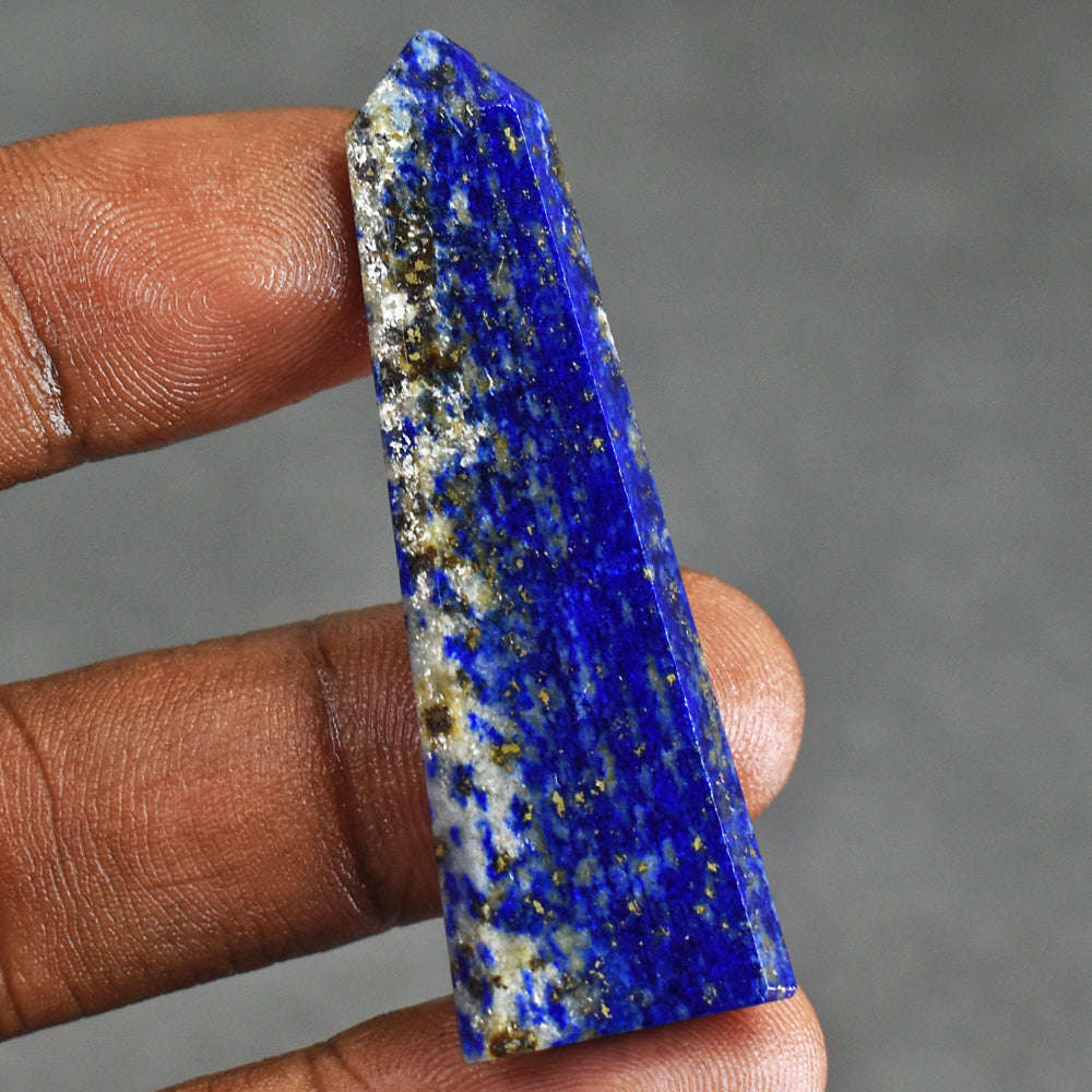 gemsmore:29 Carats  Genuine Lapis Lazuli Healing Wand