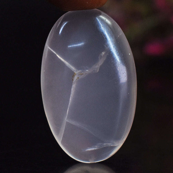 gemsmore:36 Cts Genuine Pink Rose Quartz Gemstone