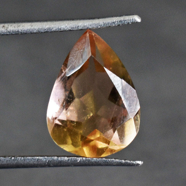 gemsmore:5 Cts Genuine Smoky Quartz Faceted Gemstone