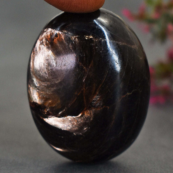 gemsmore:89 Cts Genuine Golden Obsidian Cabochon