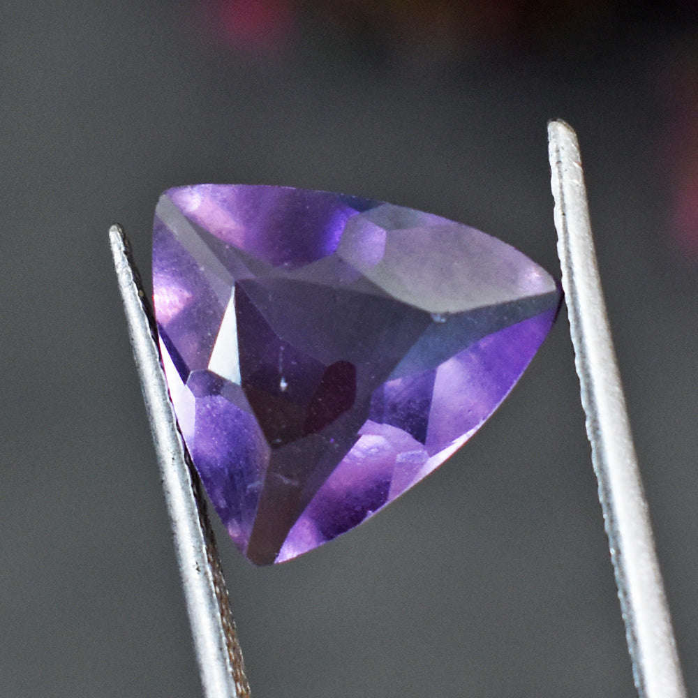 gemsmore:Amazing 4 Carats  Genuine Amethyst  Gemstone