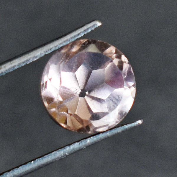 gemsmore:Amazing 8 Carats  Genuine Pink Amethyst Faceted Gemstone
