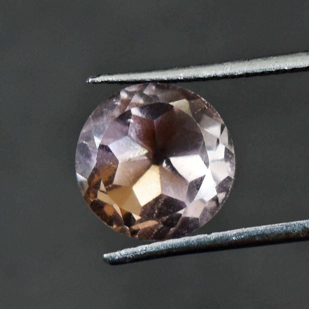 gemsmore:Amazing 8 Carats  Genuine Pink Amethyst Faceted Gemstone