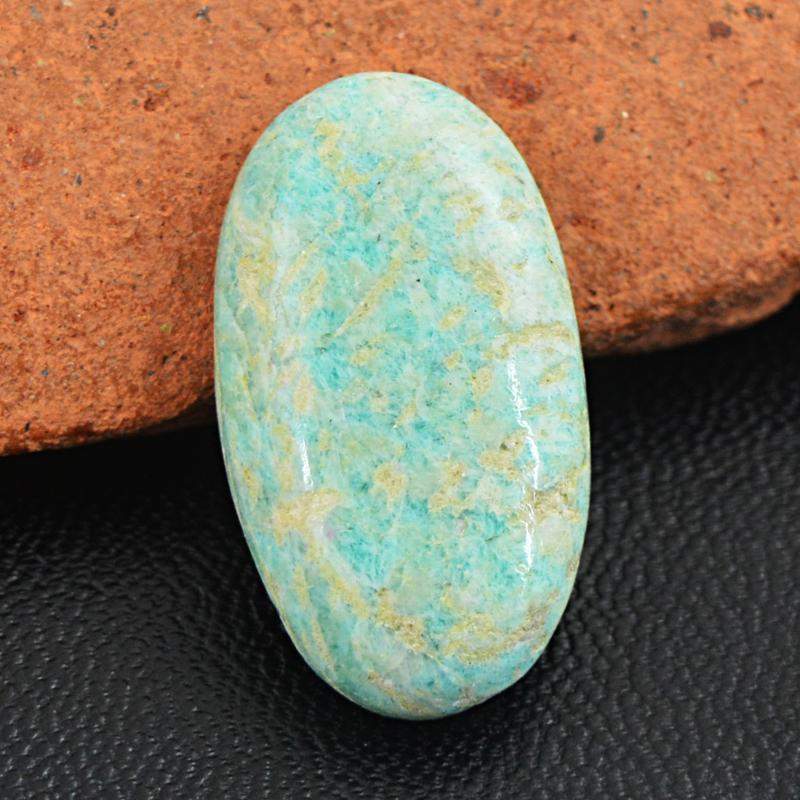 gemsmore:Amazing Amazonite Natural Oval Shape Loose Gemstone