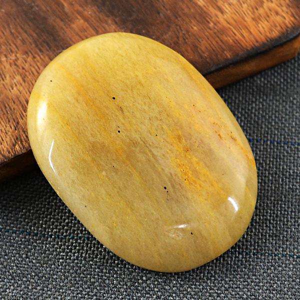 gemsmore:Amazing Aventurine Oval Shape Untreated Loose Gemstone