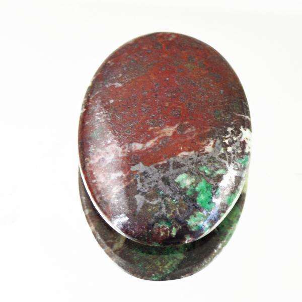 gemsmore:Amazing Azurite Oval Shape Untreated Loose Gemstone