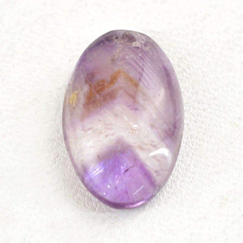 gemsmore:Amazing Bi-Color Amethyst Natural Oval Shape Loose Gemstone