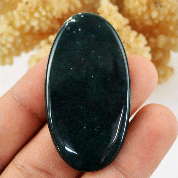 gemsmore:Amazing Bloodstone Oval Shape Untreated Loose Gemstone