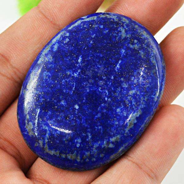 gemsmore:Amazing Blue Lapis Lazuli Oval Shape Loose Gemstone