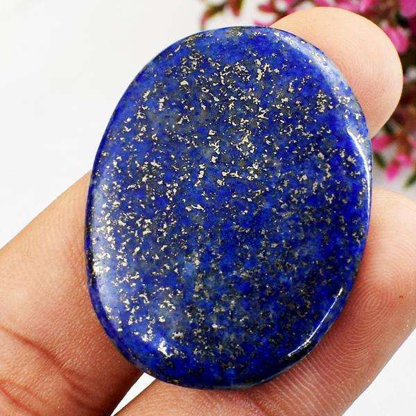 gemsmore:Amazing Blue Lapis Lazuli Oval Shape Loose Gemstone