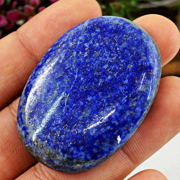 gemsmore:Amazing Blue Lapis Lazuli Oval Shape Loose Gemstone