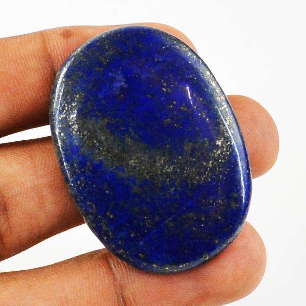 gemsmore:Amazing Blue Lapis Lazuli Oval Shape Untreated Loose Gemstone