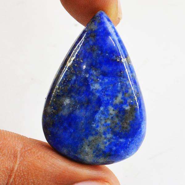 gemsmore:Amazing Blue Lapis Lazuli Pear Shape Untreated Loose Gemstone