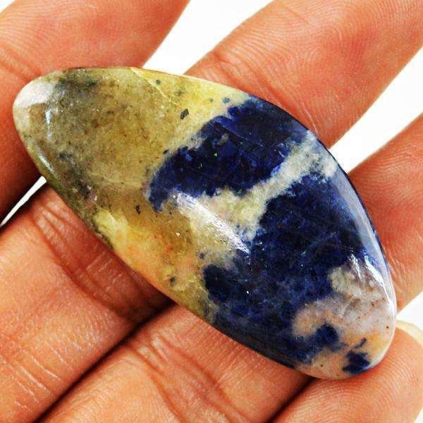 gemsmore:Amazing Blue Sodalite Untreated Loose Gemstone