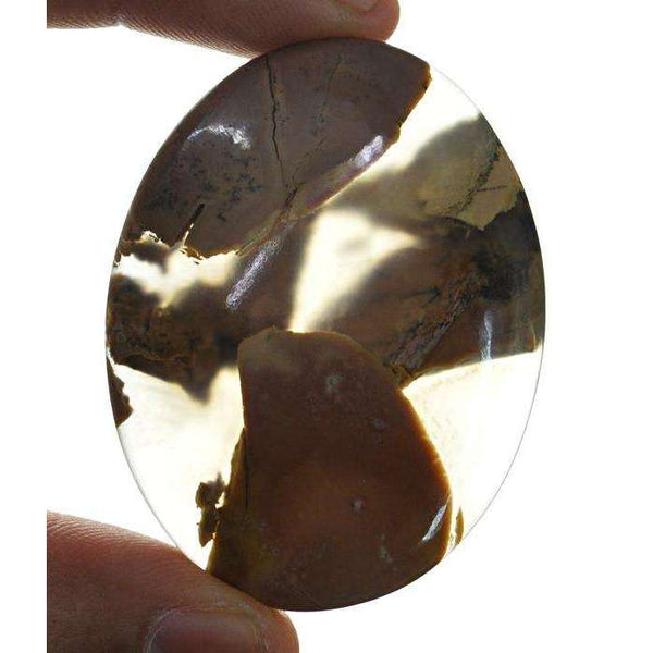 gemsmore:Amazing Brecciated Australian Mookaite Oval Shape Untreated Loose Gemstone
