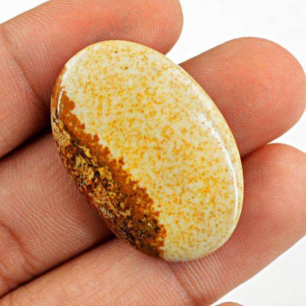 gemsmore:Amazing Desert Jasper Oval Shape Untreated Loose Gemstone