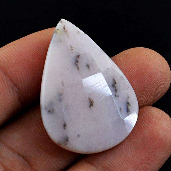 gemsmore:Amazing Faceted Pink Australian Opal Pear Shape Loose Gemstone