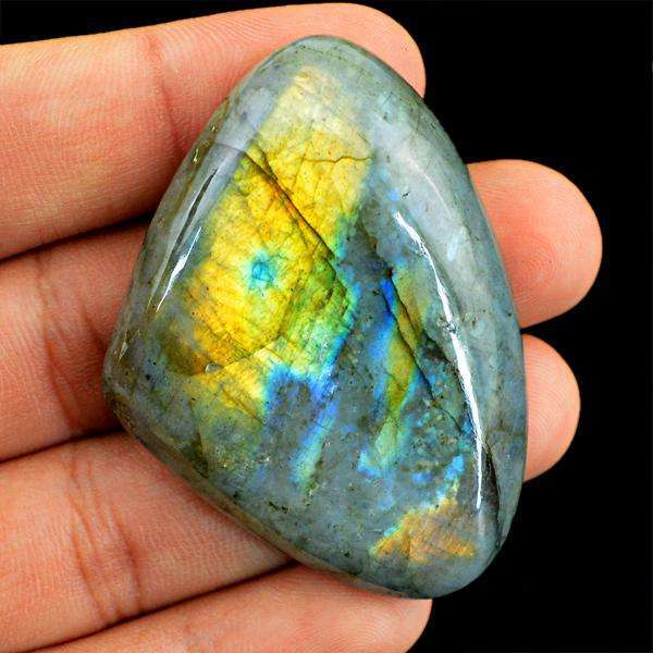 gemsmore:Amazing Flash Labradorite Pear Shape Loose Gemstone