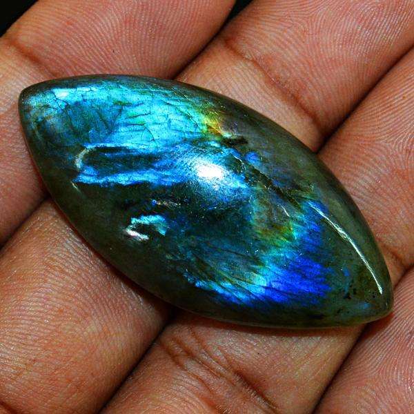 gemsmore:Amazing Flash  Natural Labradorite Loose Gemstone