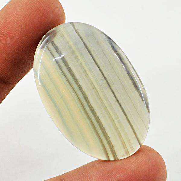gemsmore:Amazing Fluorite Oval Shape Untreated Loose Gemstone
