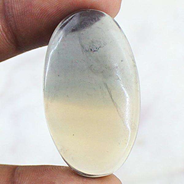 gemsmore:Amazing Fluorite Oval Shape Untreated Loose Gemstone