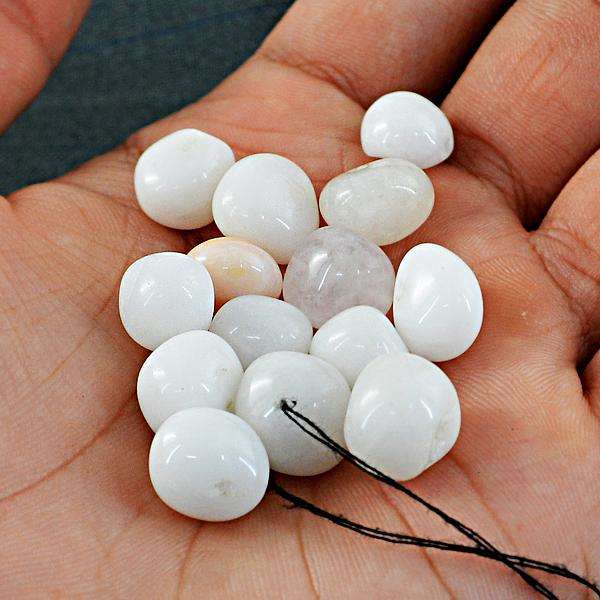 gemsmore:Amazing Genuine Agate Drilled Beads Lot
