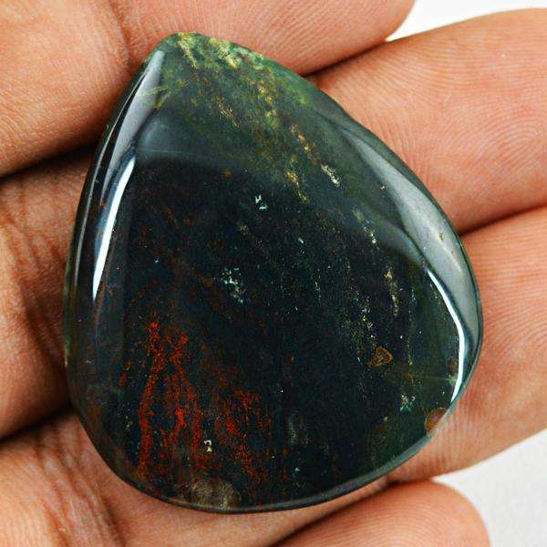 gemsmore:Amazing Genuine Bloodstone Pear Shape Untreated Loose Gemstone