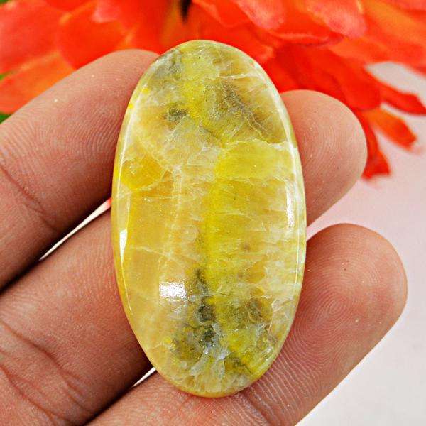 gemsmore:Amazing Genuine Bumble Bee Jasper Oval Shape Loose Gemstone