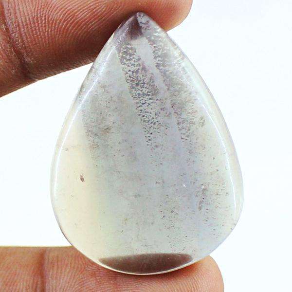 gemsmore:Amazing Genuine Fluorite Pear Shape Untreated Loose Gemstone