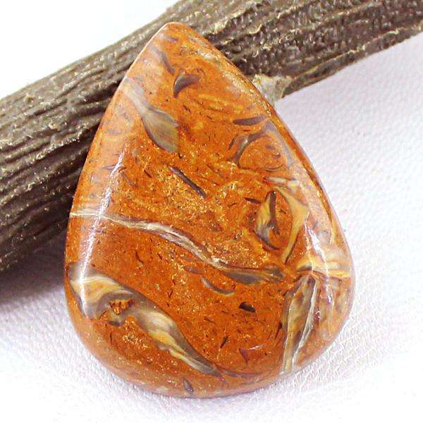 gemsmore:Amazing Genuine Golden Art Jasper Untreated Loose Gemstone