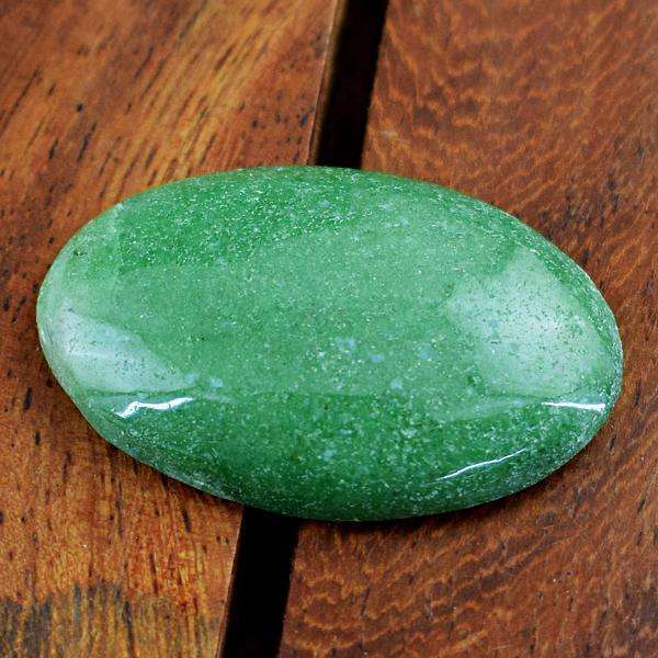 gemsmore:Amazing Genuine Green Aventurine Oval Shape Loose Gemstone