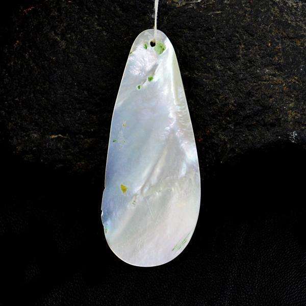 gemsmore:Amazing Genuine Mother Pearl  Loose Drilled Gemstone