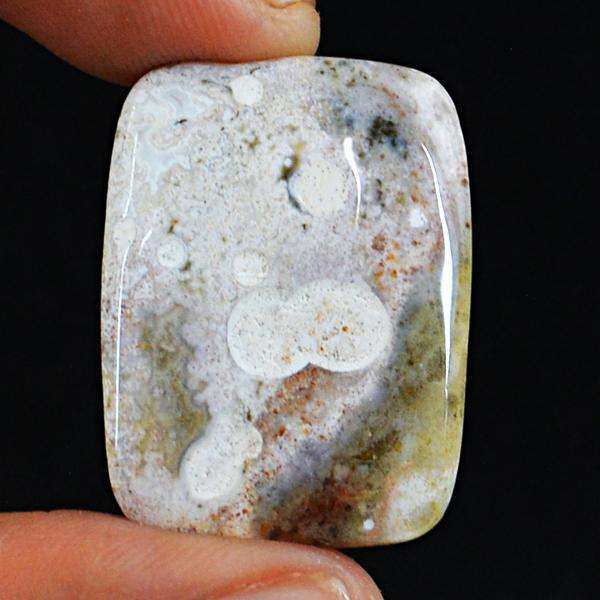 gemsmore:Amazing Genuine Ocean Jasper Untreated Loose Gemstone
