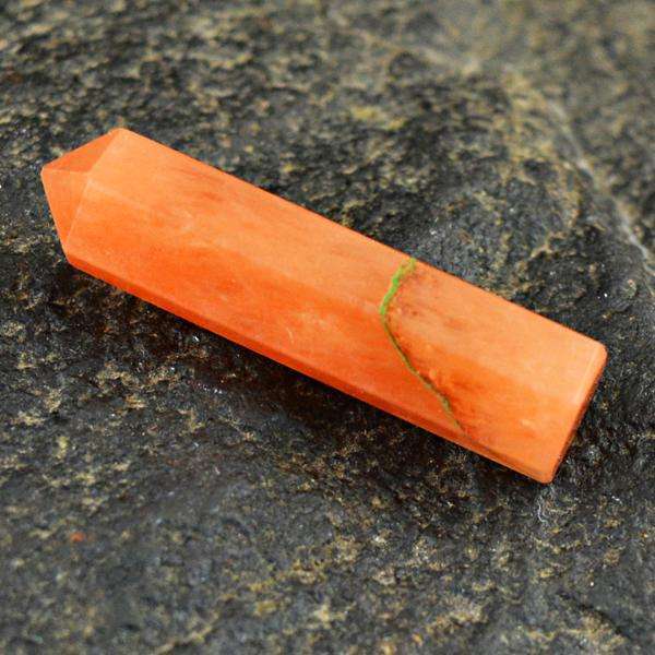 gemsmore:Amazing Genuine Orange Aventurine Healing Point