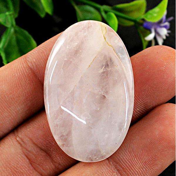 gemsmore:Amazing Genuine Oval Shape Pink Australian Opal Loose Gemstone