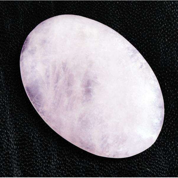 gemsmore:Amazing Genuine Oval Shape Pink Rose Quartz Loose Gemstone