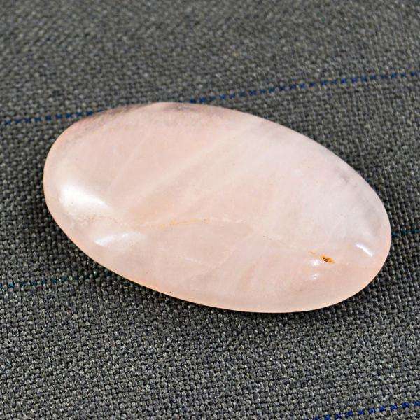 gemsmore:Amazing Genuine Oval Shape Pink Rose Quartz Loose Gemstone