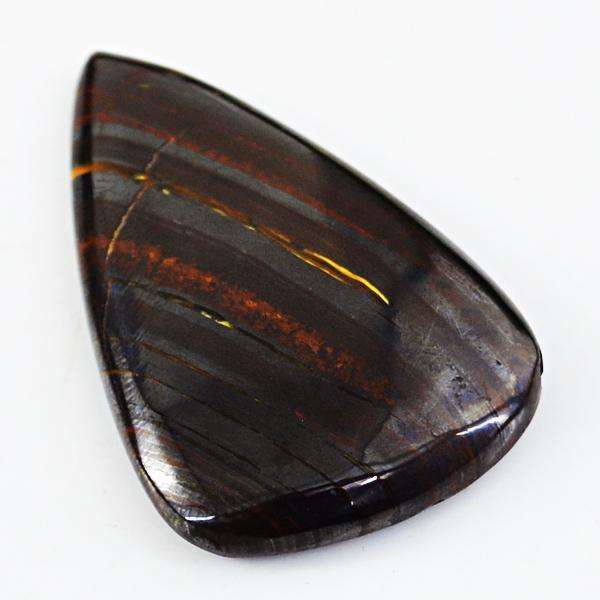 gemsmore:Amazing Genuine Pear Shape Iron Tiger Eye Untreated Loose Gemstone
